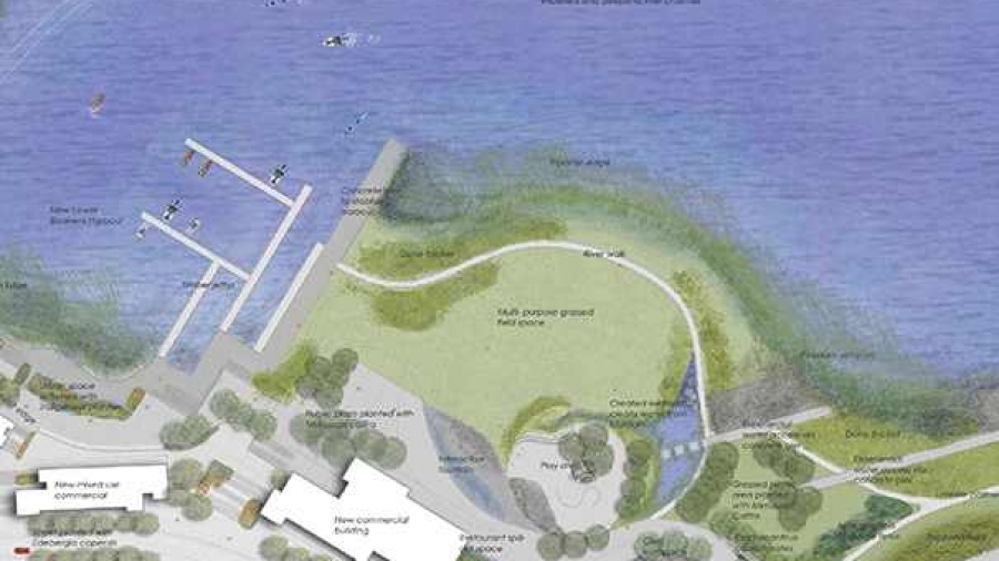 sketch-plan Rose Buchanan Landscape design